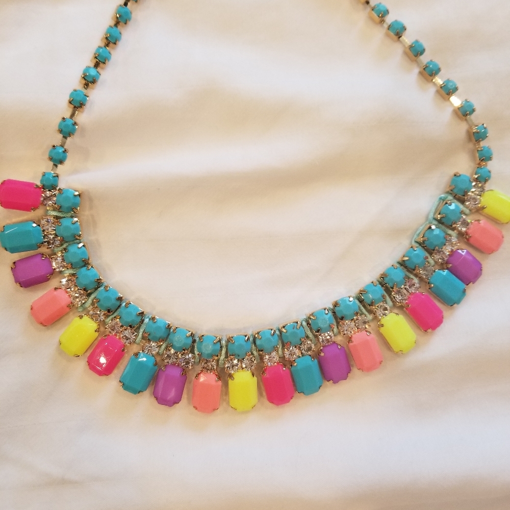 NWT Multicolor Statement Necklace